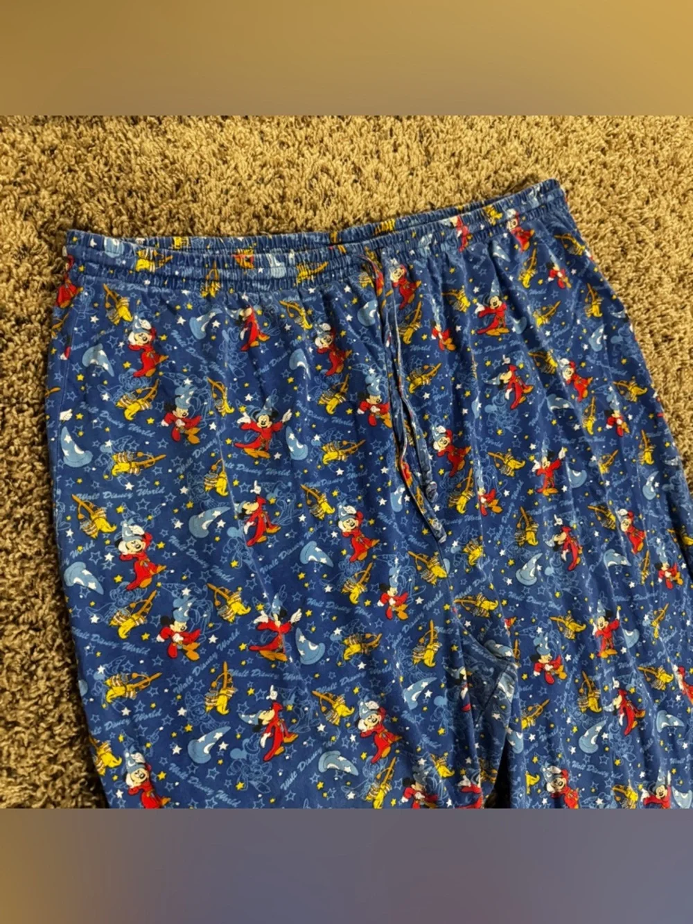 Vintage Fantasia Mickey Mouse Disney World Pajama Set - Picture 8 of 12